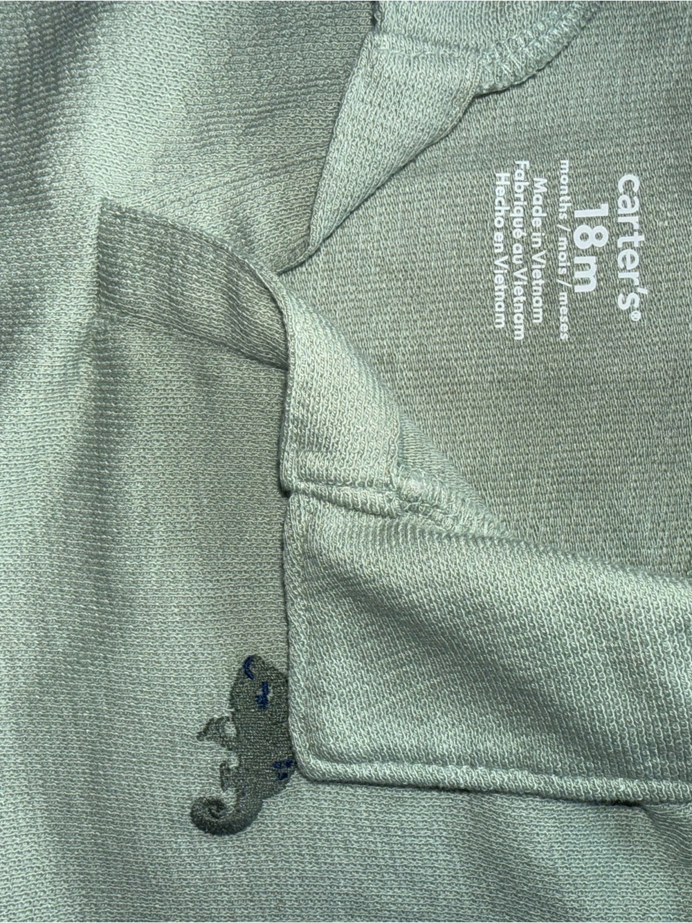 Carter's Light Mint Green Baby‎ Matching Set - Picture 2 of 2